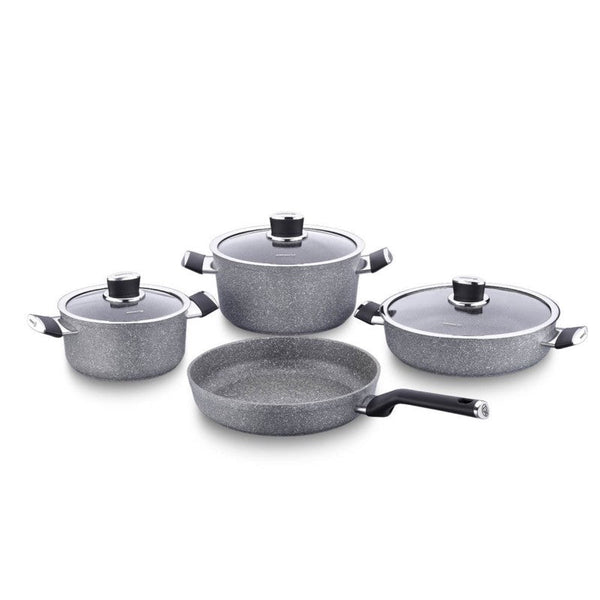 Korkmaz Cookware Set Granite Palma 7pcs