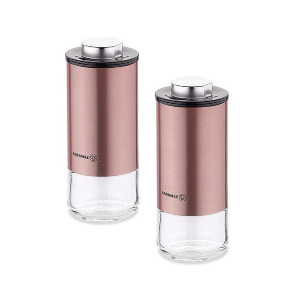 Korkmaz Salt & Pepper Set Stora Plus 100 ml Rose Gold