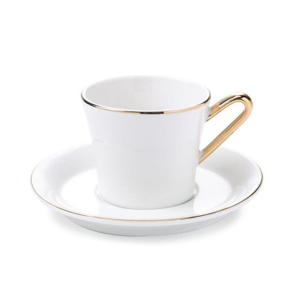 Korkmaz Turkish Coffee Cup Set Orient White 4pcs