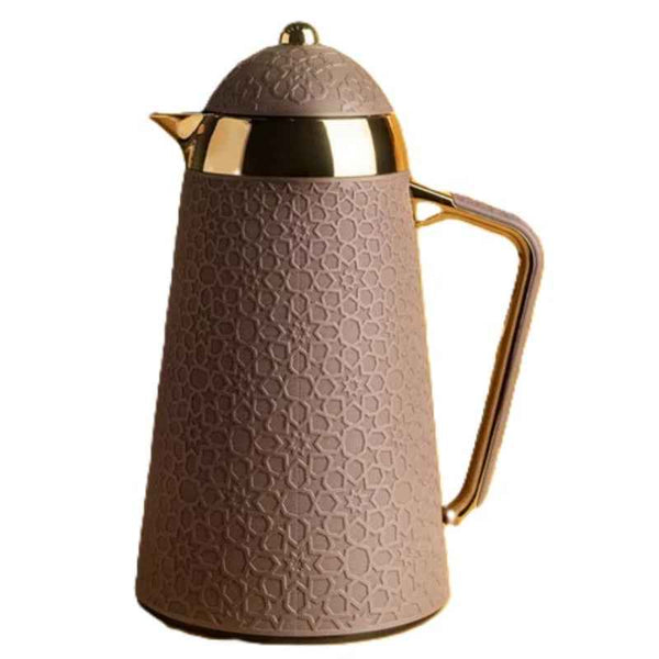 Otantik Vacuum Flask for Tea and Coffee from Crown Brown 1.0 Liter KP1029