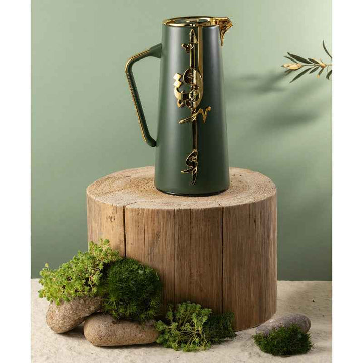 Otantik Vacuum Flask for Tea and Coffee from Liqaa Green 1.0 Liter KP1084