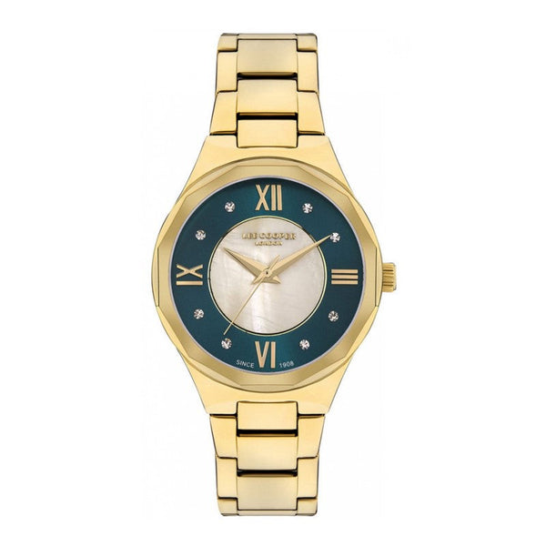 Lee Cooper Women Gold Stainless Steel Analog Watch