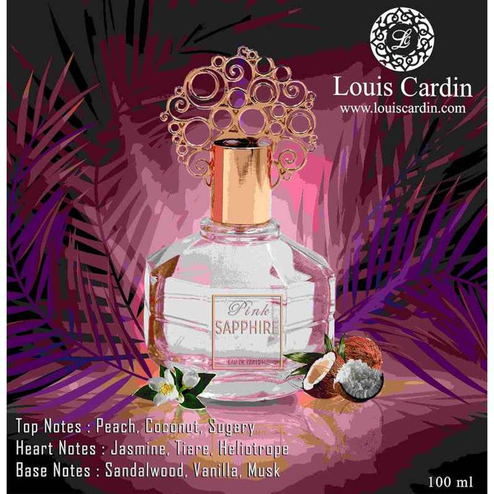 Louis Cardin Pink Sapphire for Women EDP 100 ml LC205238