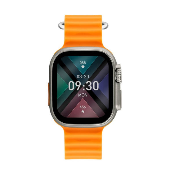 Lee Cooper Men Orange Silicone Digital Smart Watch