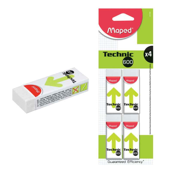 Maped Eraser Technic 600 Bls Set of 4