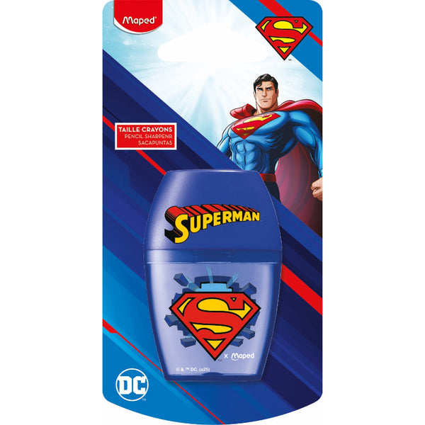 Maped Sharpener 1H Shaker Superman Bls=1 EA