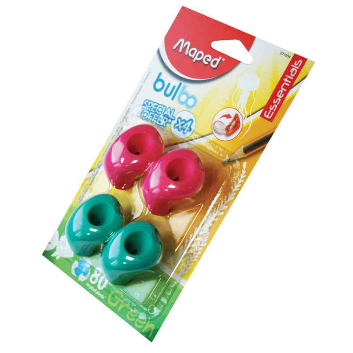 Maped Sharpner 1Hole Bulbo Bls Set of 4