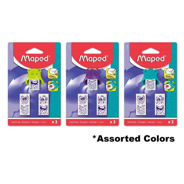 Maped Monster Eraser 1 Pc with sleeve and 2 Refils