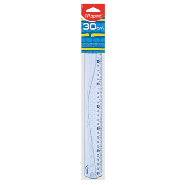 Maped Ruler 30cm Geometric Flat