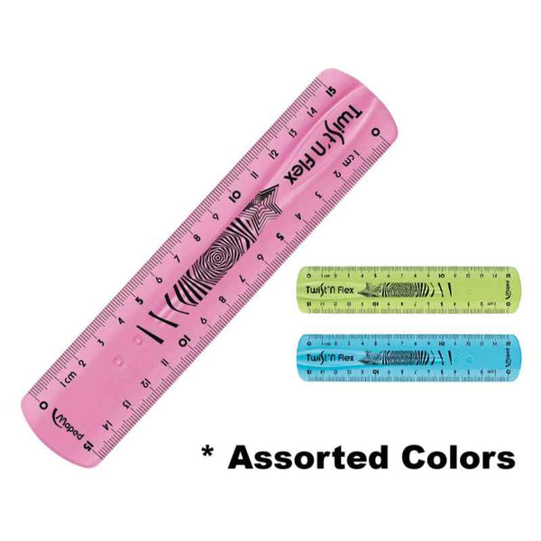 Maped Ruler 15cm Twist n Flex