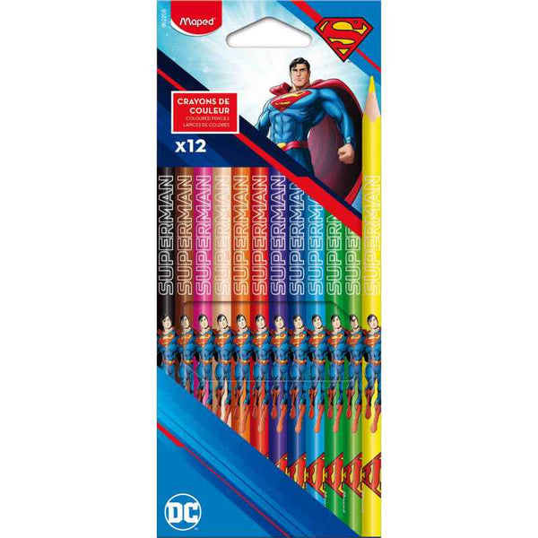 Maped Color Pencils Superman 12 Colors MD-862208