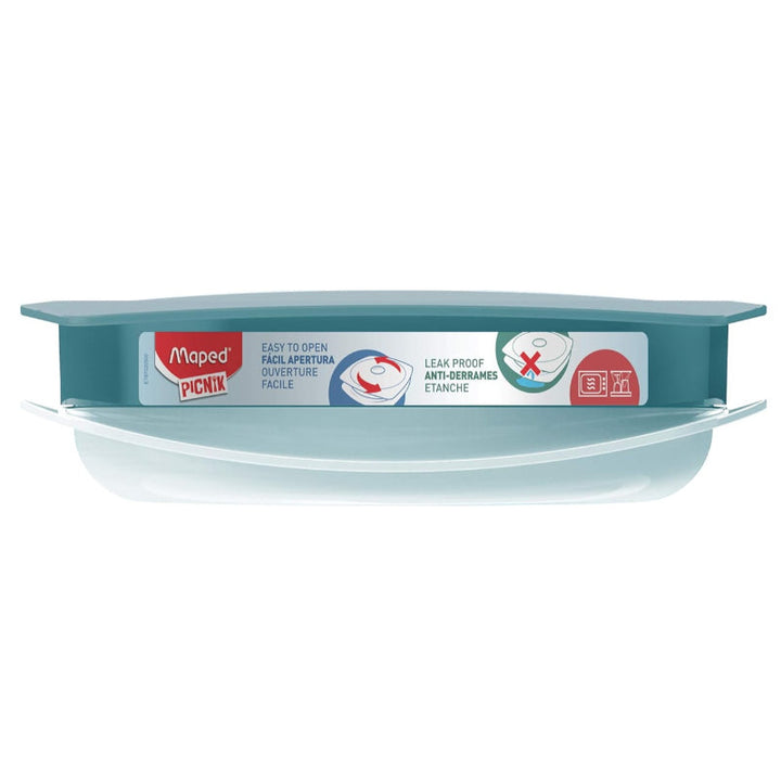Maped Picnik Adult Lunch Plate Eucalyp Green MD-870204 - Salman Stores