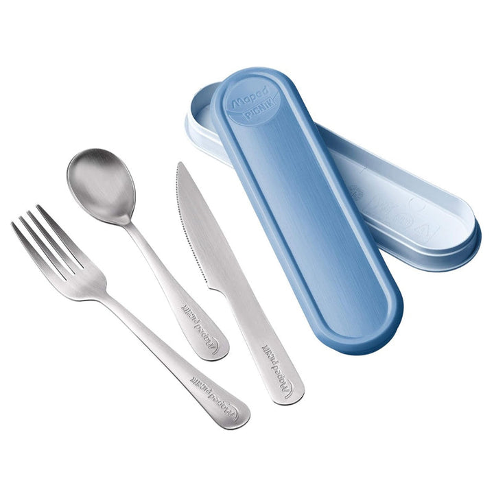 Maped Picnik Adult Cutlery Box Storm Blue MD-870403 - Salman Stores