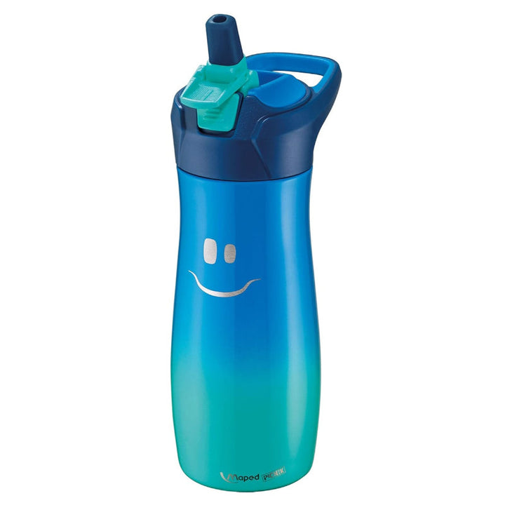 Maped Picnik Concept Stainless Steel Water Bottle 580ml Blue MD-871303 - Salman Stores