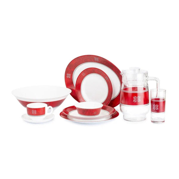 Luminarc Dinner Set Essence Rubis 46 Pieces Set