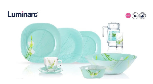 Luminarc Dinner Set Neo Cari Sofiane Blue 46 Pieces Set