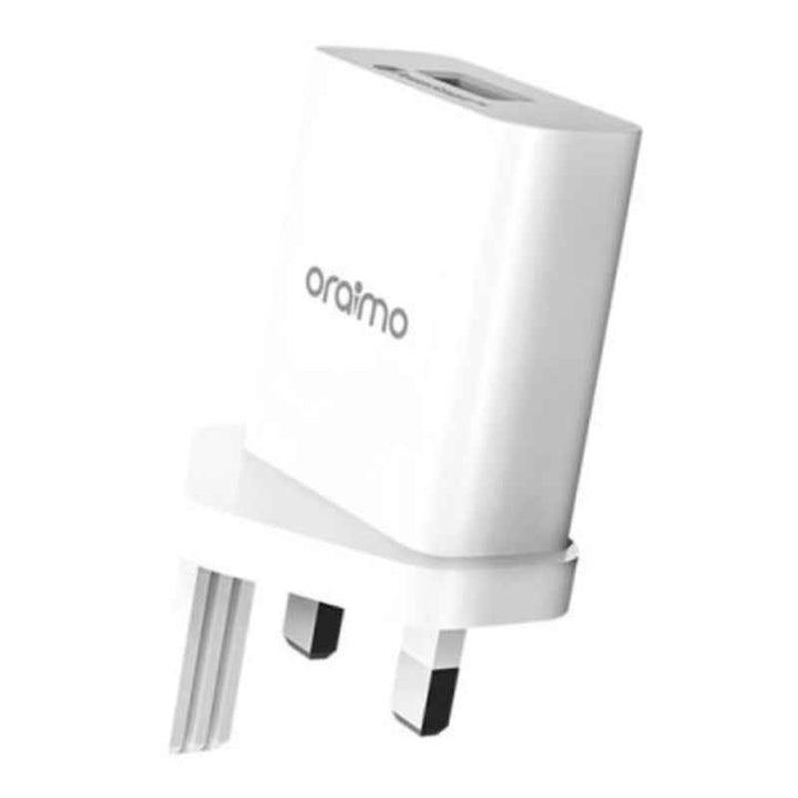 Oraimo OCW-U93SC UK USB Cannon Pro Wall Charger White OCW-U93SC