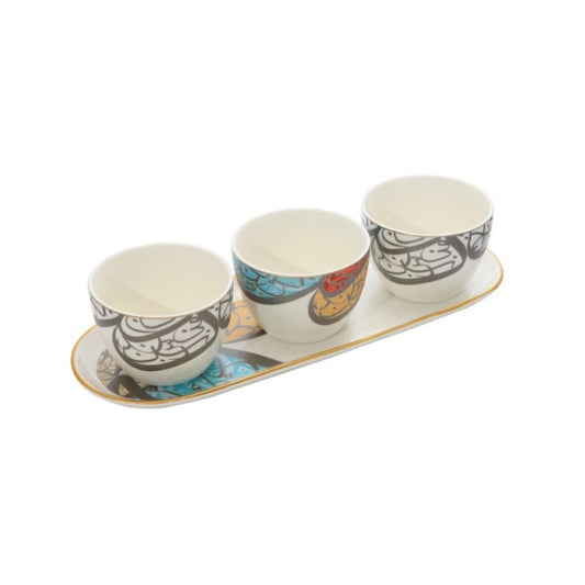 Otantik Dune Sweet Sets 3 Piece White