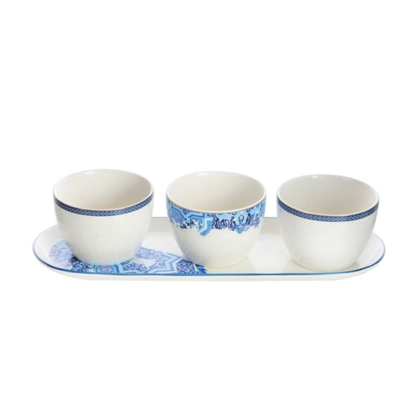 Otantik Dune Sweet Sets 3 Piece White Blue