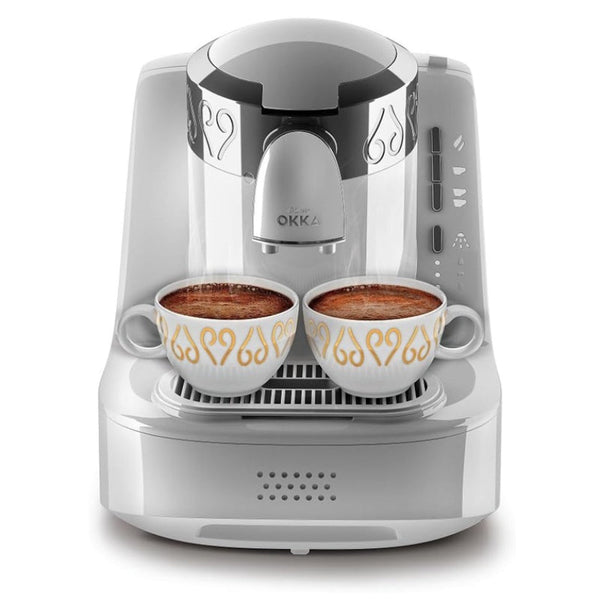 Arzum Okka 2 Turkish Coffee Machine White Chrome OK002-W