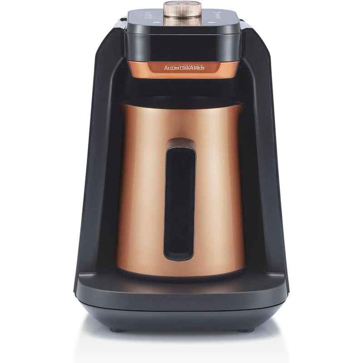 Arzum Okka Rich Pro Plus Turkish Coffee Maker 1.3 Liter Water Tank 700W OK0038-04 Black Copper