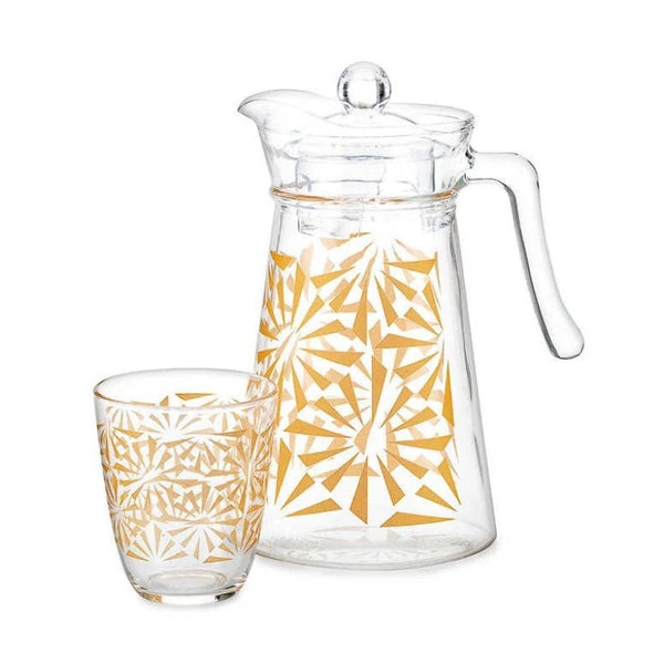 Luminarc Drink Set Neo and Kone Sofya Gold 7 pcs Set