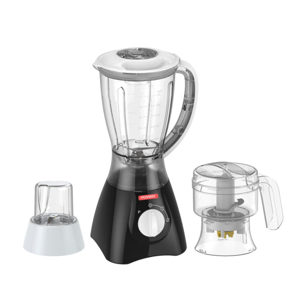 Power 3 in 1 Blender 1.5 Liter Plastic