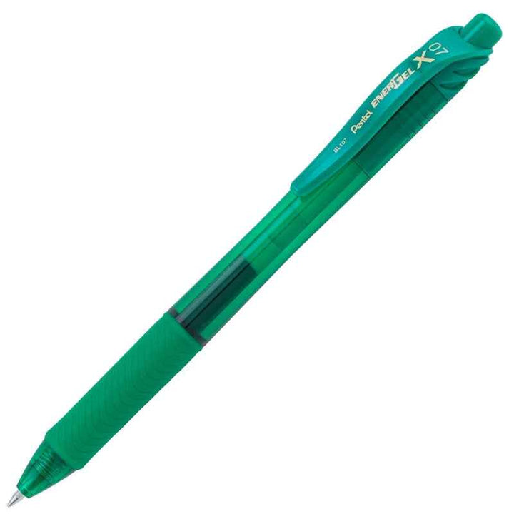Pentel Energel-X Mtl Tip 0.7mm Lime Green-1Pc