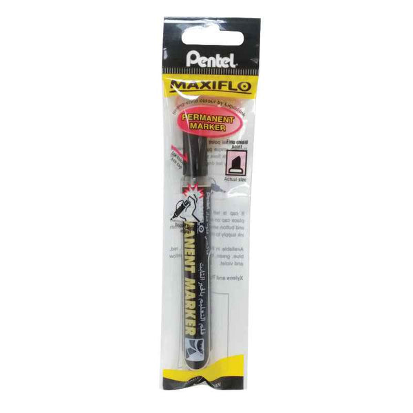 Pentel Maxiflo Permanent Charcoal Black - 1Pc