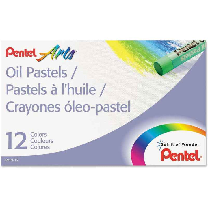 Pentel Oil Pastel Set 12 Colors - New Package