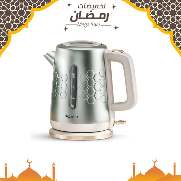 Power Electric Kettle Stainless Steel 1.7 Liter PK17898SEC