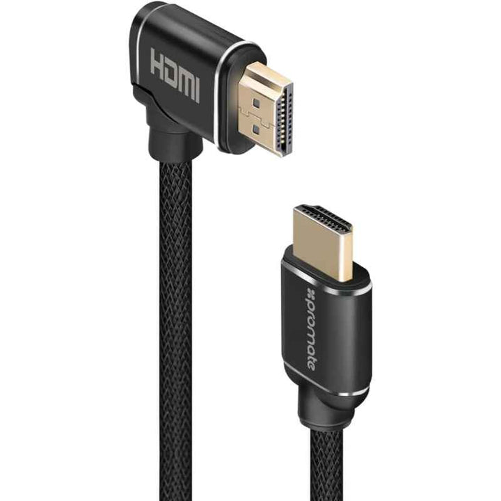 Promate PROLINK4K1300 Right Angle 4K HDMI Cable 3M Black PROLINK4K1‐300