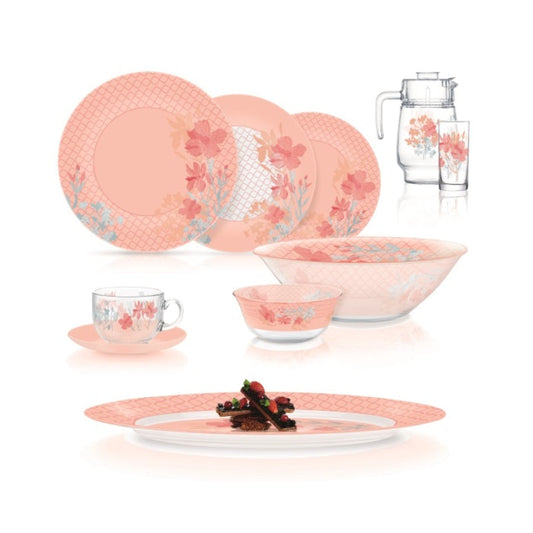 Luminarc Dinner Set Ambi Spring Loom 46 Pieces Set