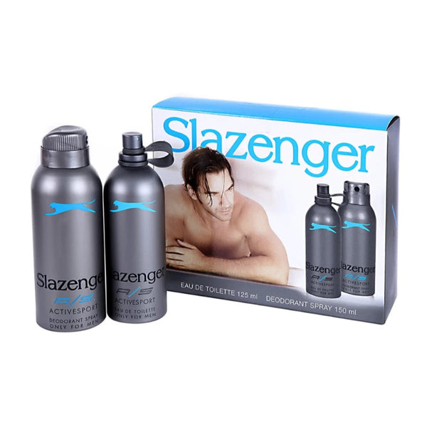 Slazenger Active Sport EDT & Deo Blue Set