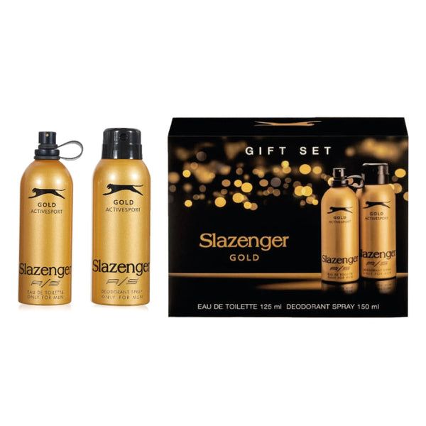 Slazenger Activesport EDT & Deo New Gold Set