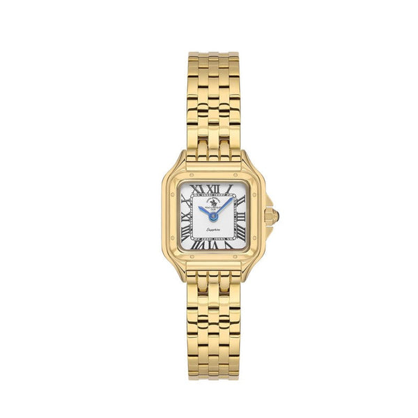 Santa Barbara Polo Women Gold Stainless Steel Analog Watch