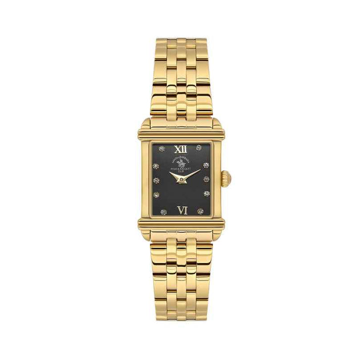 Santa Barbara Polo Club Unique Women Stainless Steel Gold Watch SB1106233