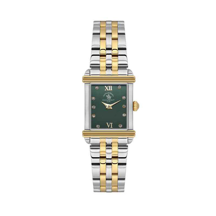 Santa Barbara Polo Club Unique Women Stainless Steel Silver and Gold Watch SB1106235