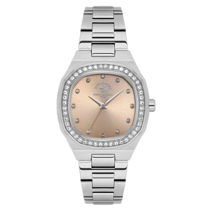Santa Barbara Polo Club Women Stainless Steel Silver Watch SB1106252