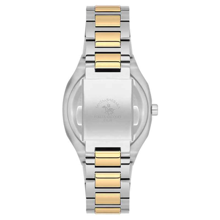 Santa Barbara Polo Club Women Stainless Steel Silver and Gold Watch SB1106255