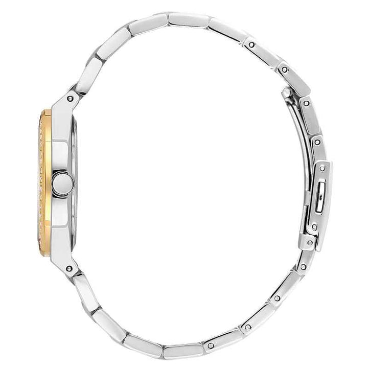 Santa Barbara Polo Club Women Stainless Steel Silver and Gold Watch SB1106256