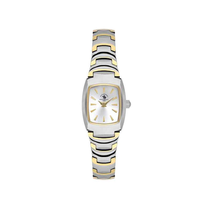Santa Barbara Polo Club Unique Women Stainless Steel Silver and Gold Watch SB1106395