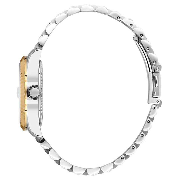 Santa Barbara Polo Club Women Stainless Steel Silver and Gold Watch SB1106433