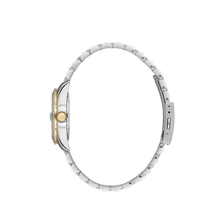 Santa Barbara Polo Club Unique Women Stainless Steel Silver and Gold Watch SB4100174