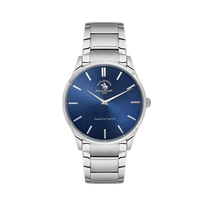 Santa Barbara Polo Club Noble Men Stainless Steel Silver Watch SB4100203