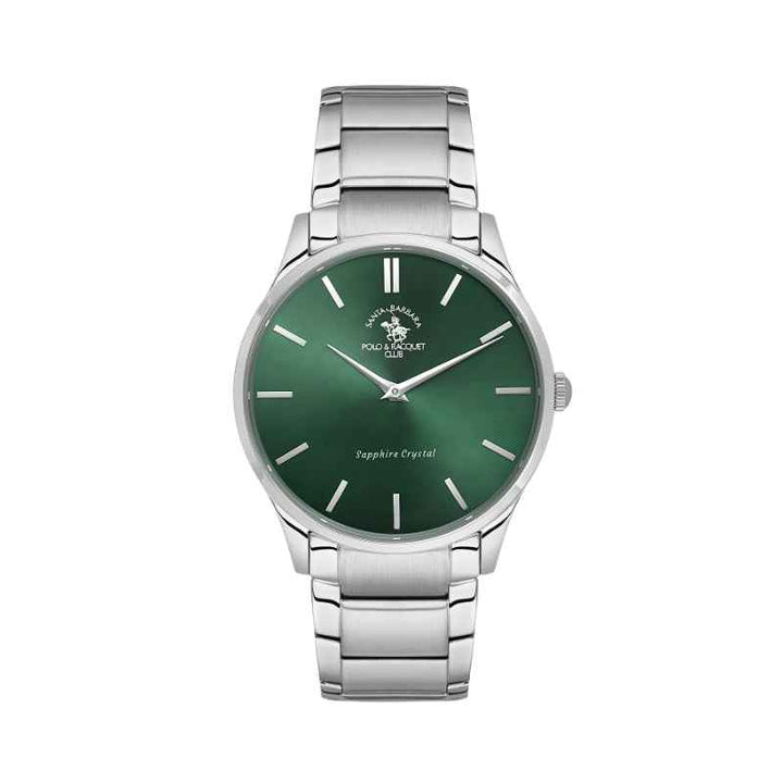 Santa Barbara Polo Club Noble Men Stainless Steel Silver Watch SB4100204