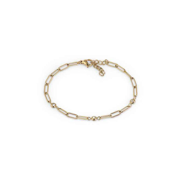Santa Barbara Polo Club Women Stainless Steel Gold Bracelet SBJ5100042