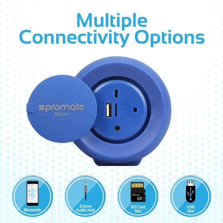 Promate Silox True Wireless Stereo Portable Speaker Blue 20 W SILOX-BLU