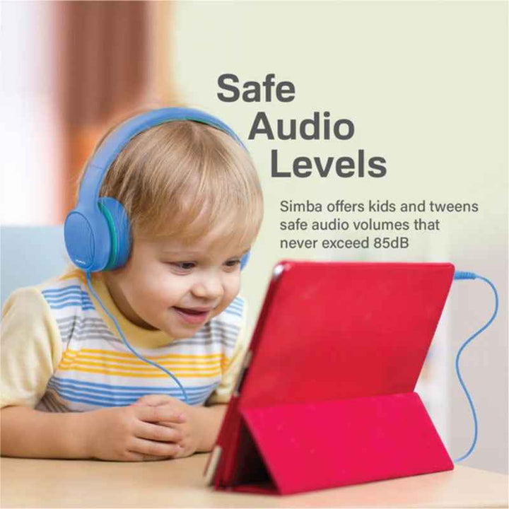 Promate Simba On Ear Headset Aqua Blue SIMBA-BLU
