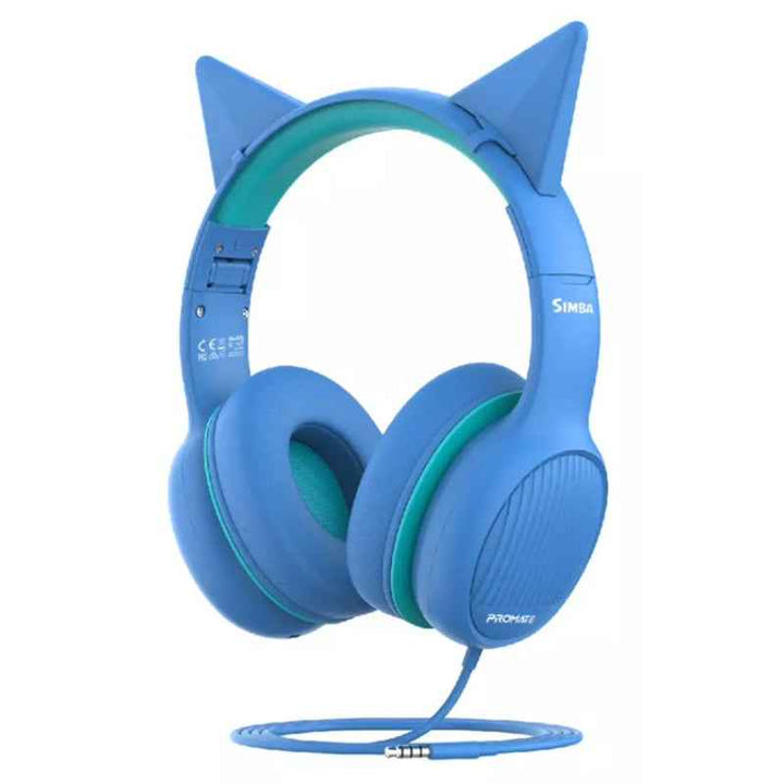 Promate Simba On Ear Headset Aqua Blue SIMBA-BLU
